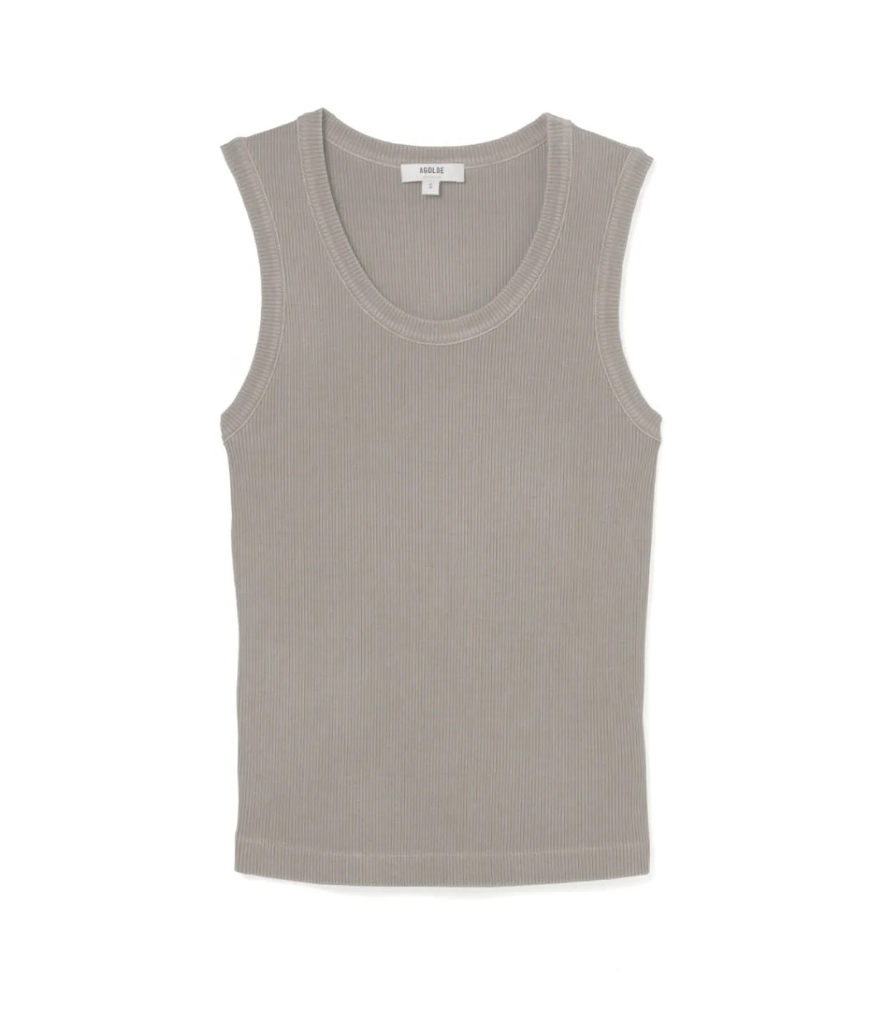 Agolde Poppy Scoop Neck Tank in Drab Clearance