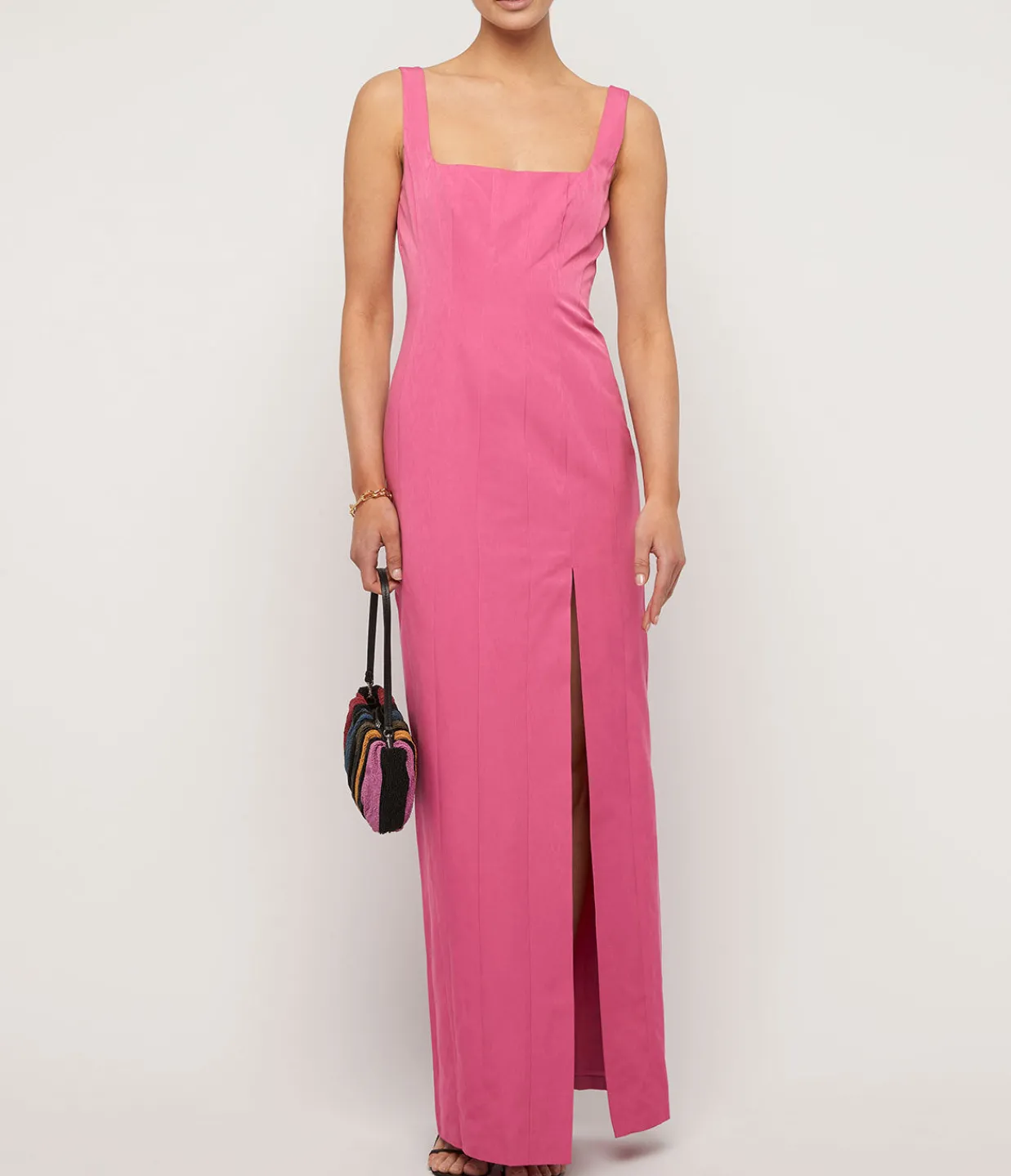 Staud Portrait Dress in Lollipop Loll Online