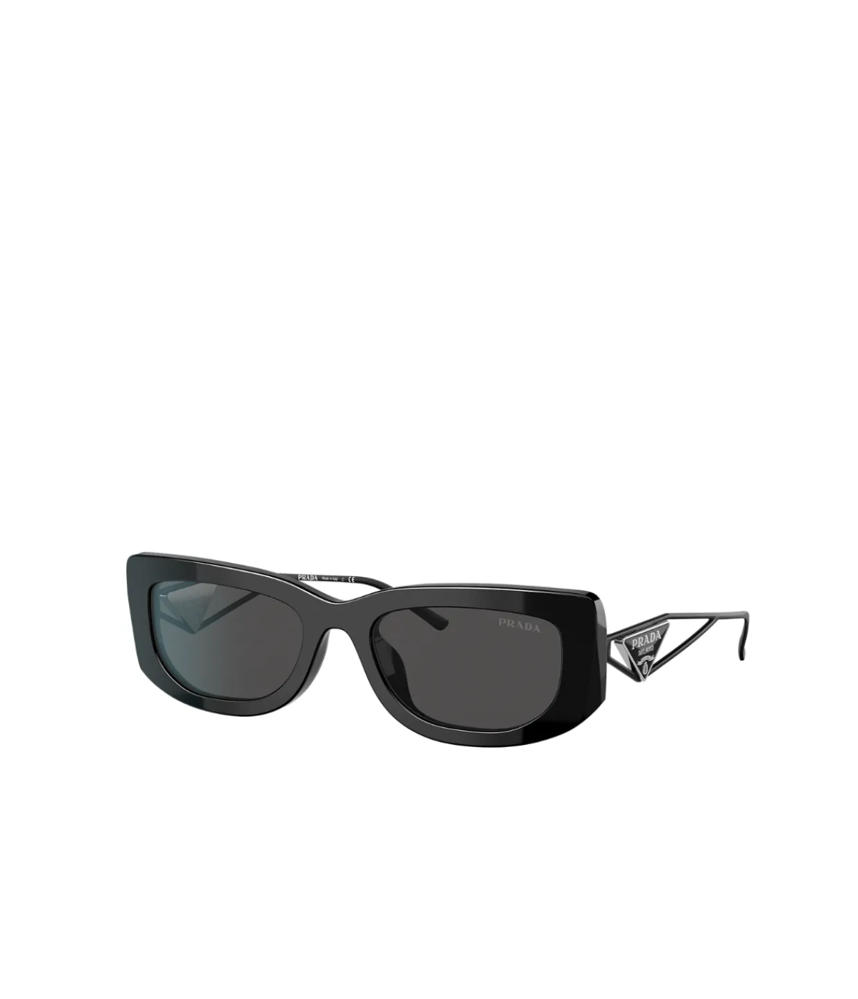 Prada Rectangle Sunglasses in Black Cheap