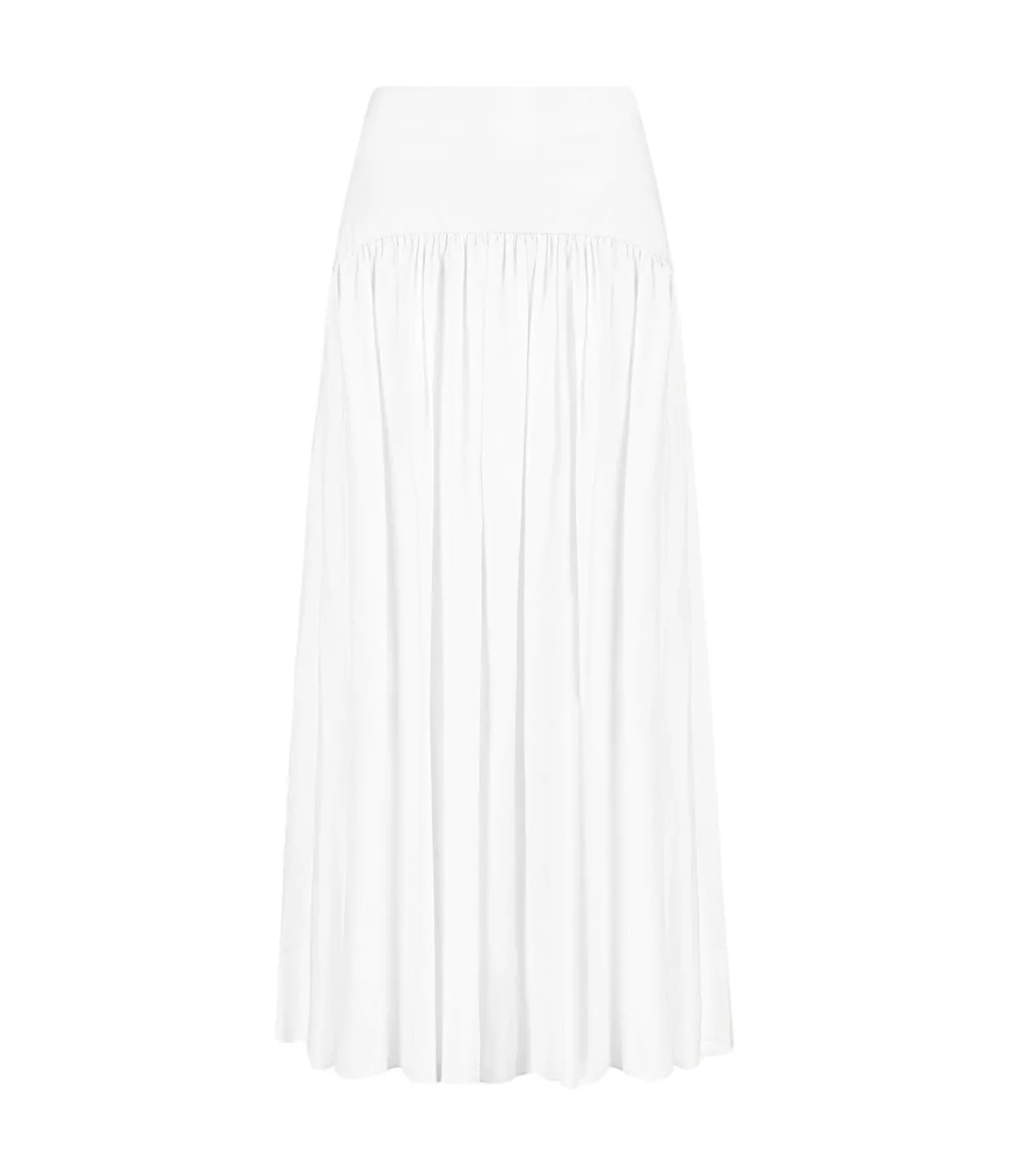 Staud Procida Maxi Skirt in White Fashion