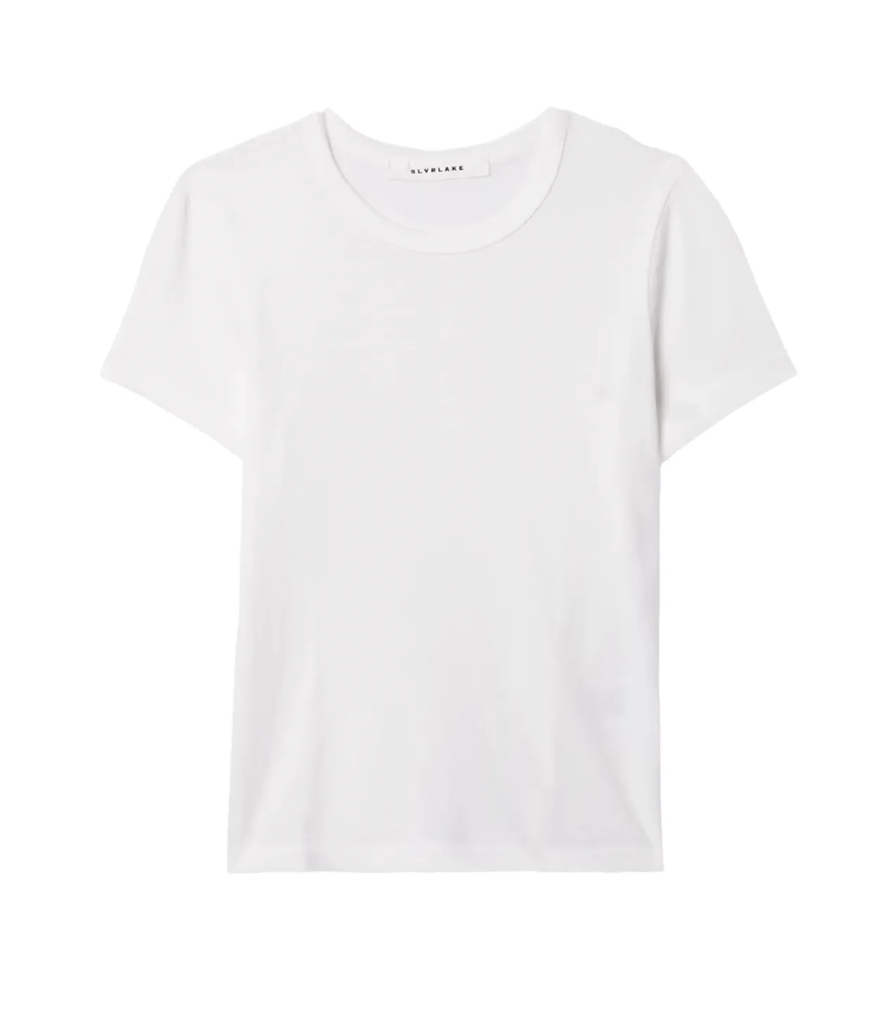SLVRLAKE Regular Midweight Tee in Natural White Fashion