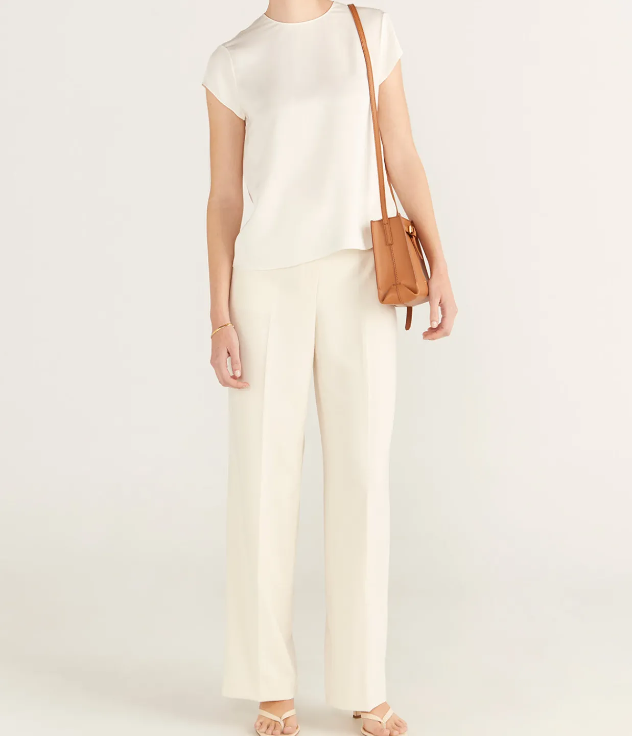 Theory Relax Street Pant in Rice Store