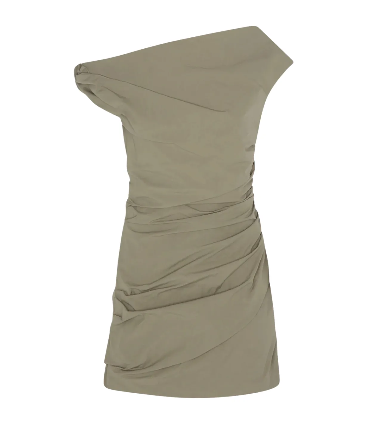 Paris Georgia Remmy One Shoulder Mini Dress in Clay Shop