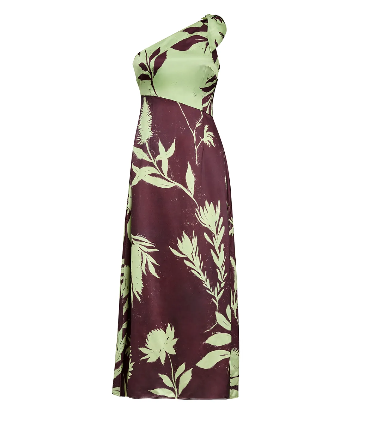 ROAME Riviera One Shoulder Maxi Dress in Australiana Floral New
