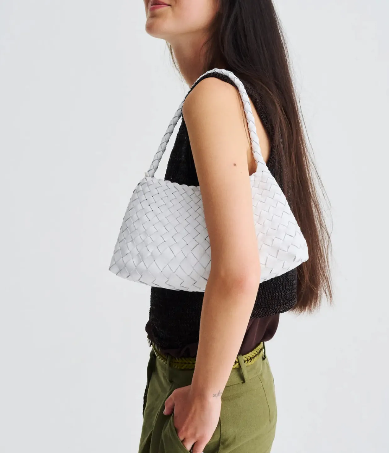 Dragon Diffusion Rosanna Shoulder Bag in White Discount