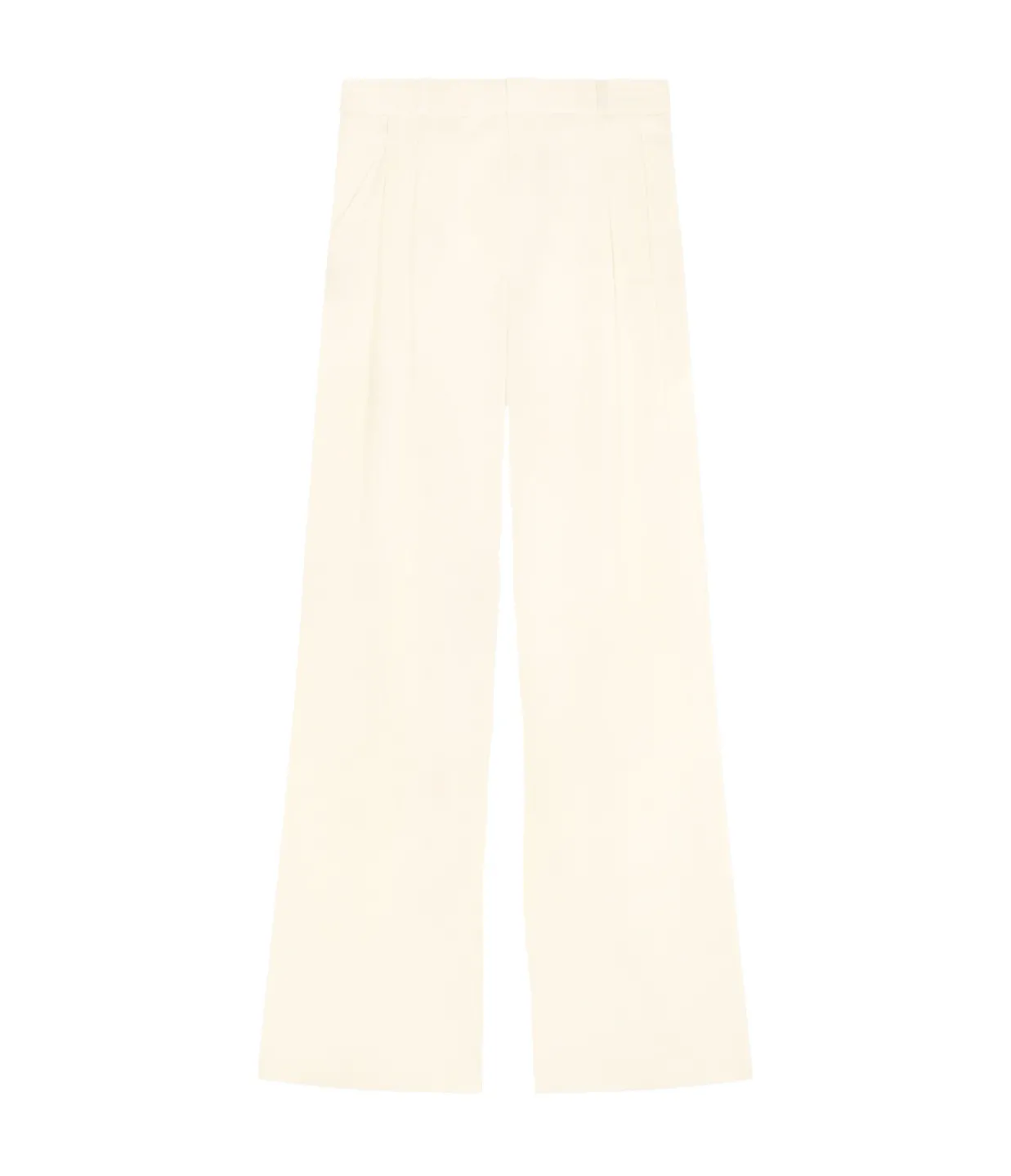 Loulou Studio Ross Wide Leg Pants in Ivory Sale