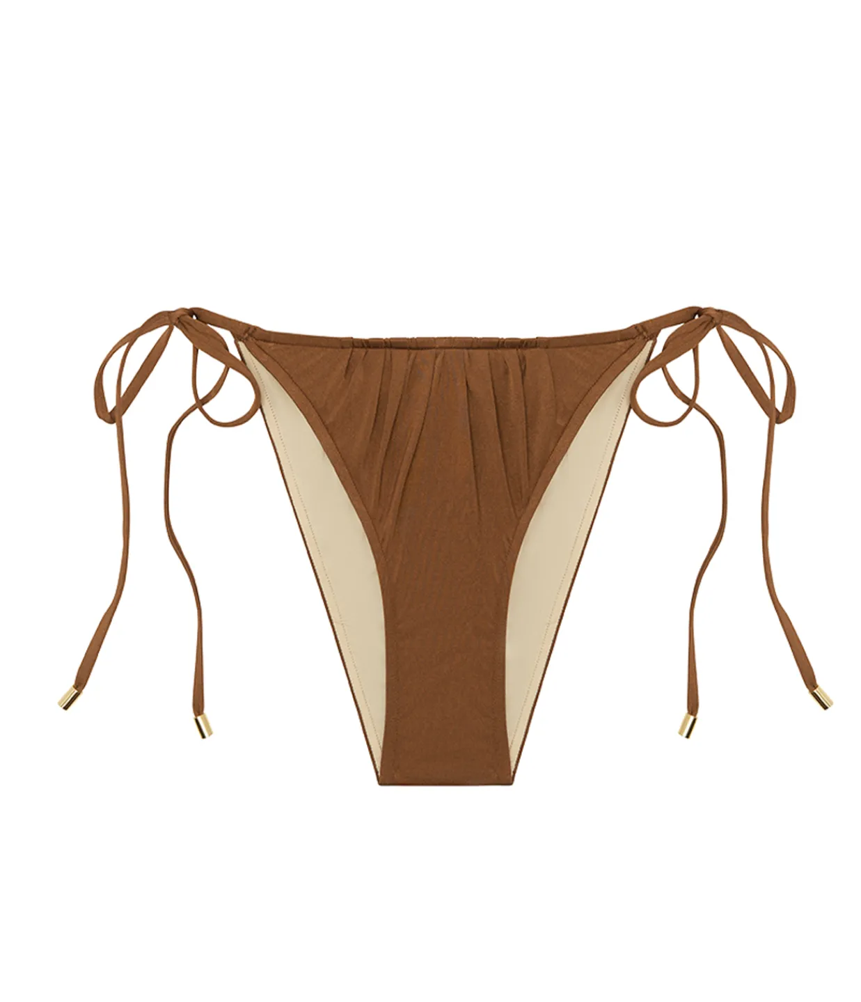 Peony Ruched String Pant in Maple Hot