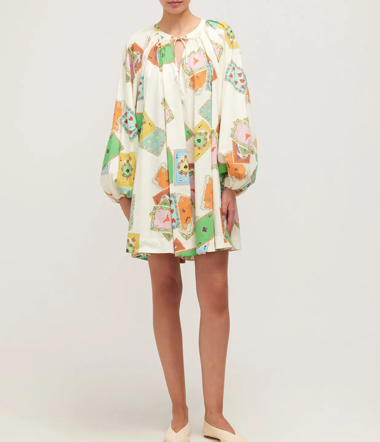 Alemais Rummy Longsleeve Mini Dress in Multi Shop
