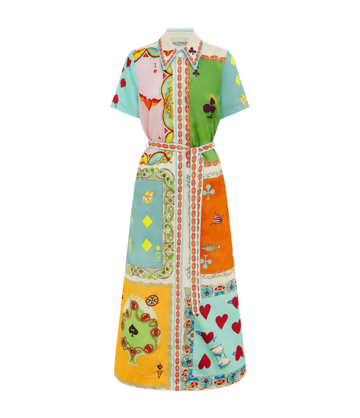 Alemais Rummy Shirt Dress in Multi Flash Sale