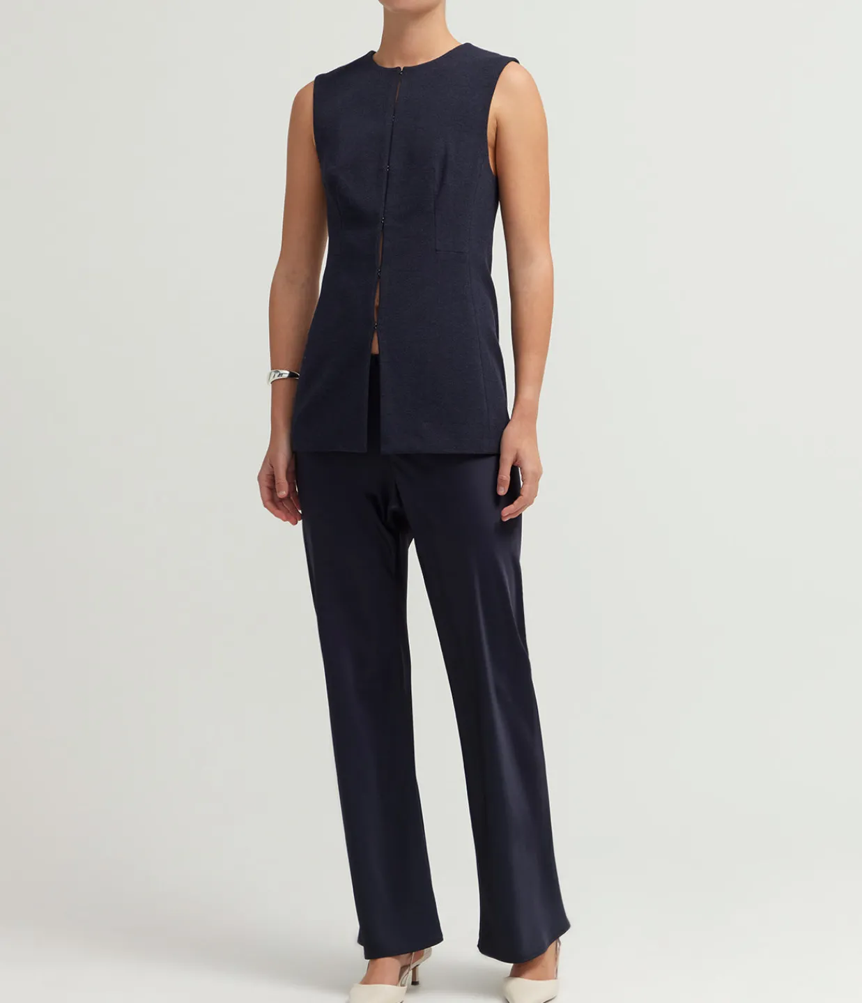 A.Emery Ryde Sleeveless Jacket in Midnight Cheap