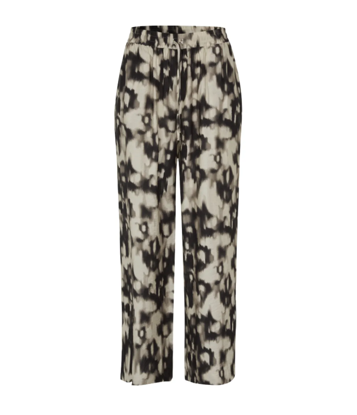 Samsoe Samsoe Sahelena Wide Leg Pants in Animalier Sale