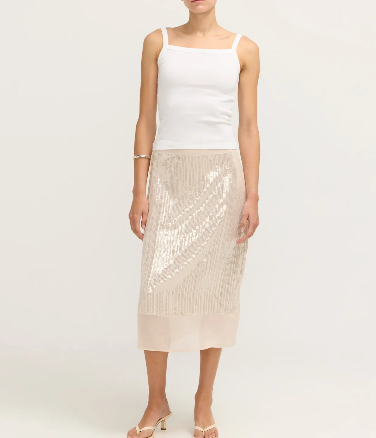 Samsoe Samsoe Salike Skirt in Clear Cream Shop