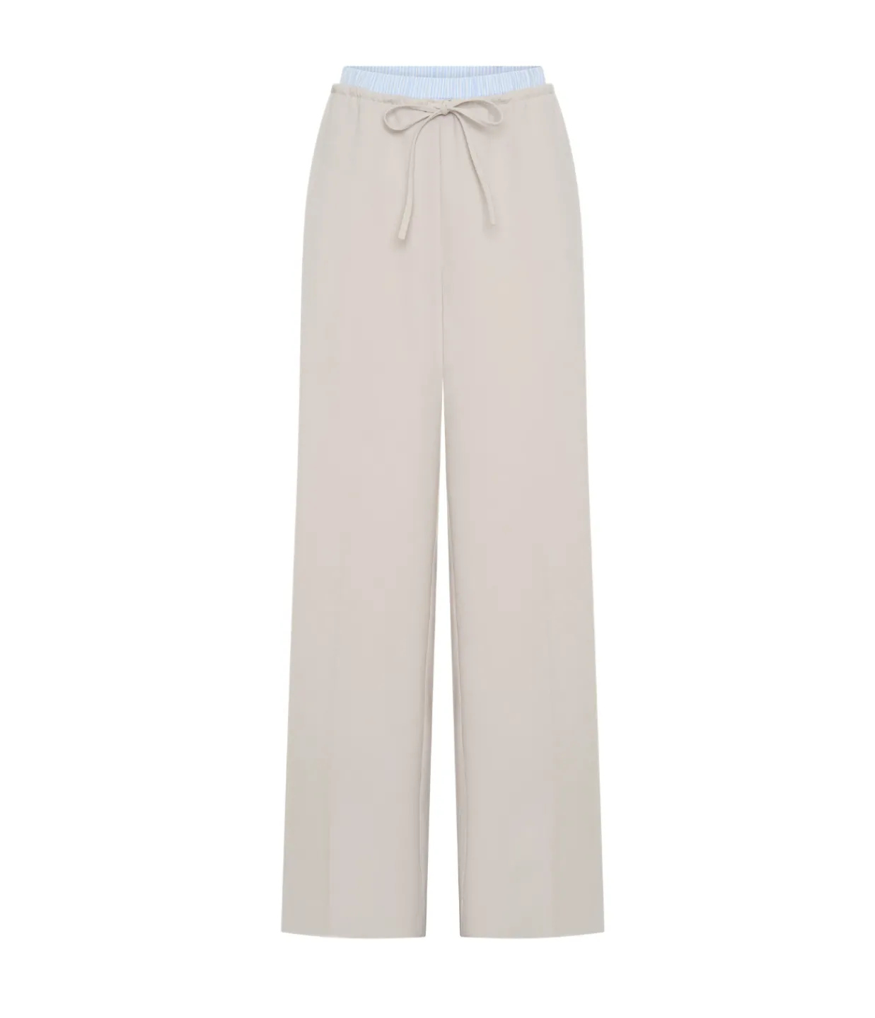 Solaqua Salone Double Waist Pant in Sand Fashion