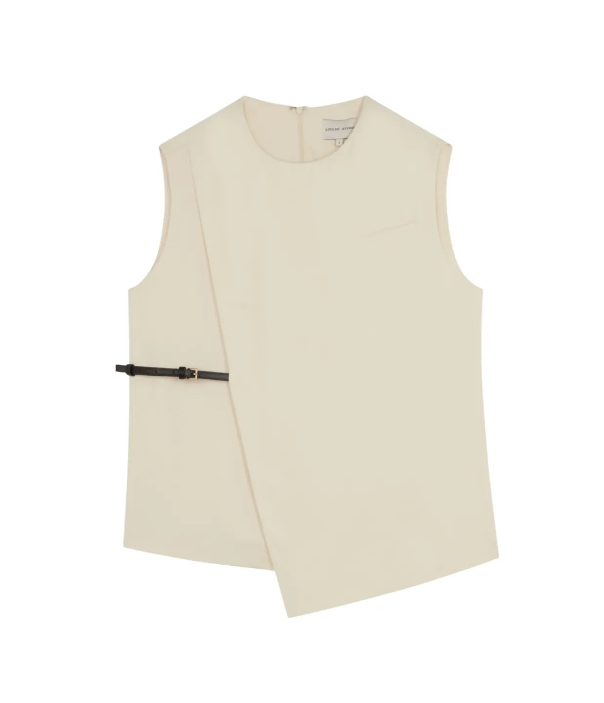 Loulou Studio Sambac Sleeveless Top in Ivory Store
