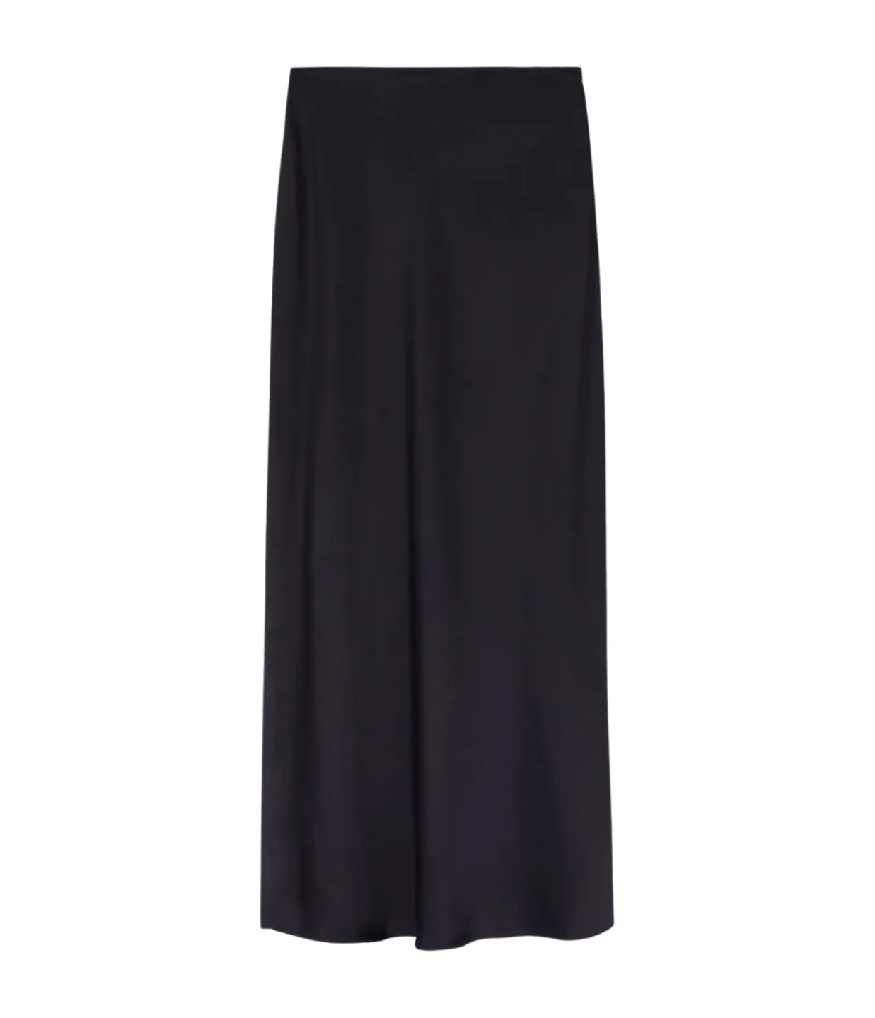 ROHE Satin Maxi Skirt in Black Outlet