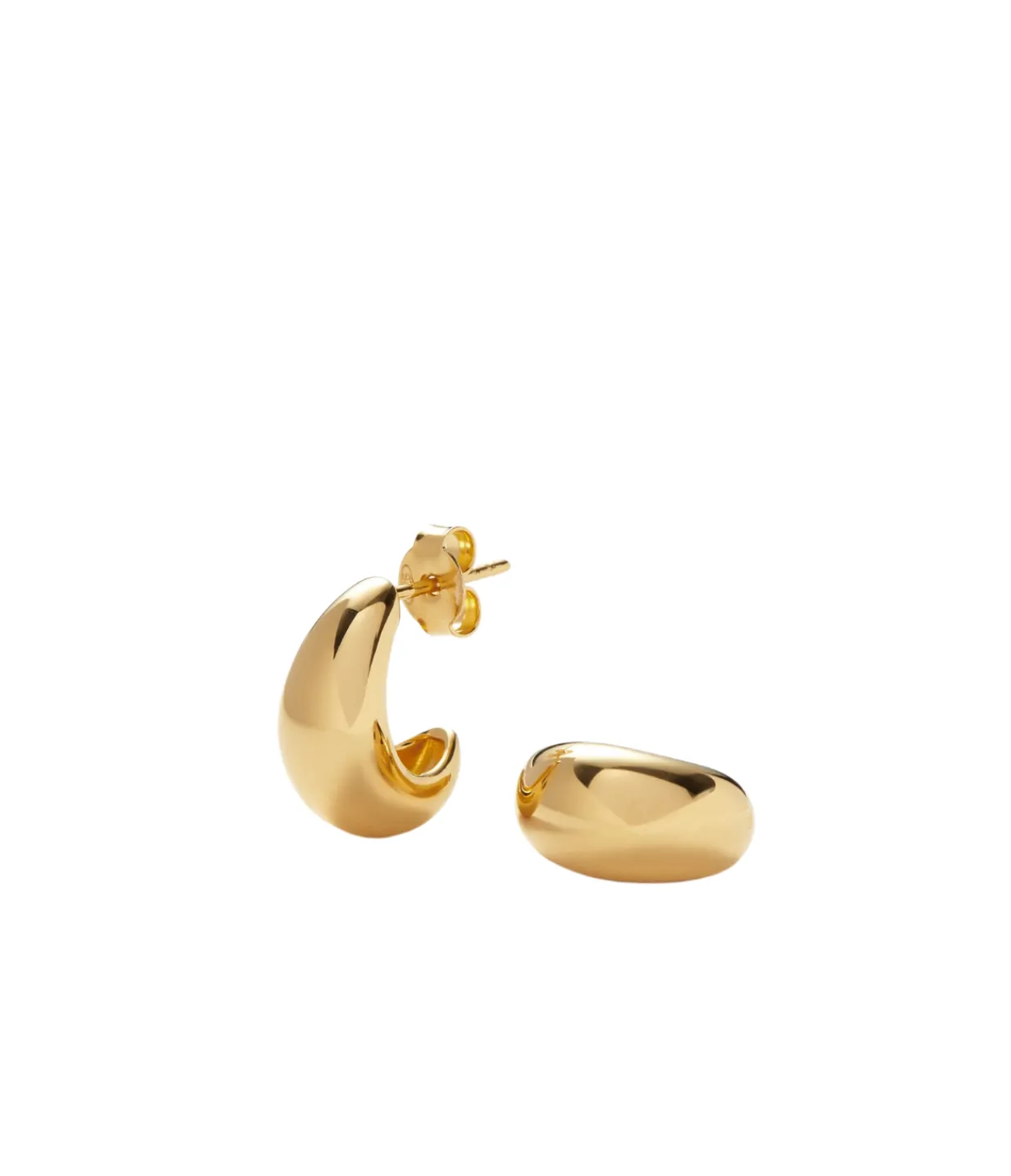 Missoma Savi Dome Small Hoop Earring in Gold Sale