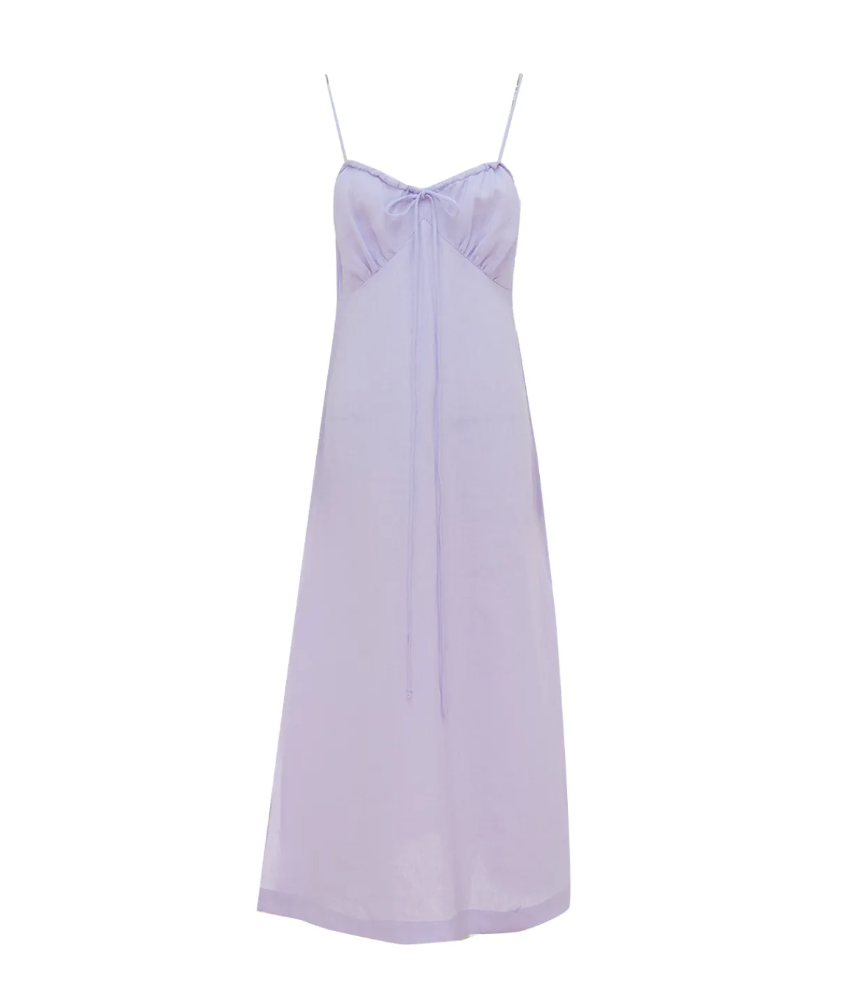 Casa Raki Selina Linen Slip Dress in Lilac Discount