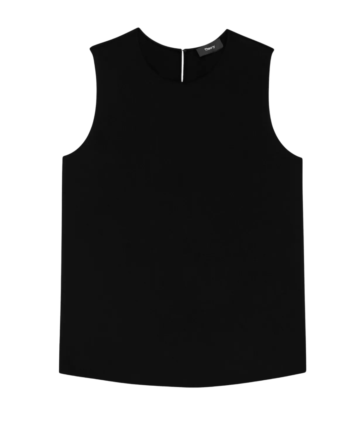 Theory Shell Silk Top in Black Best Sale