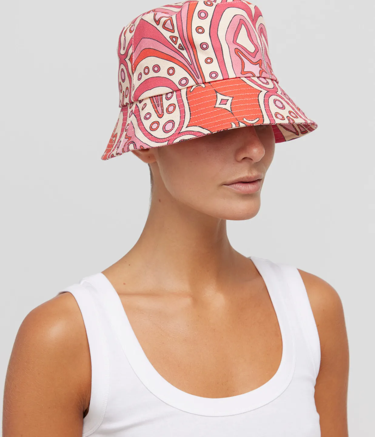 Lack of Color Shore Bucket Hat in Retro Pink Online
