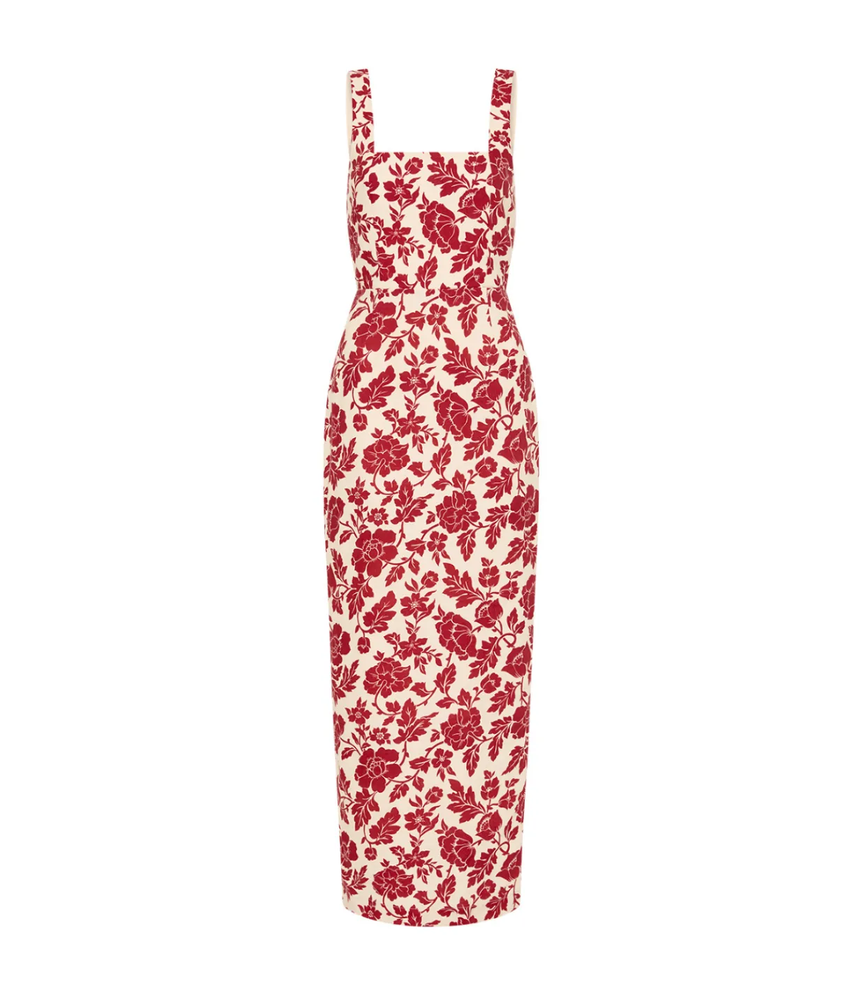 Posse Skyla Column Dress in Deep Red and Oat Shop