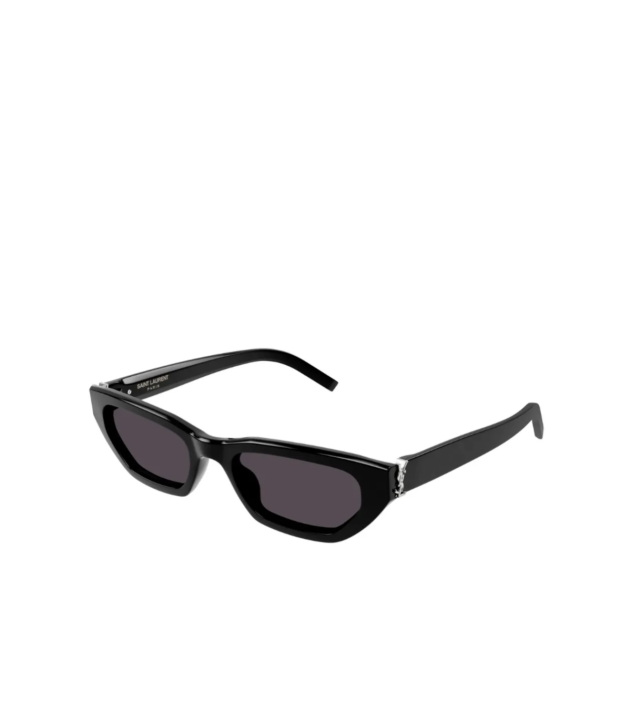 Saint Laurent Slim Cat-eye Sunglasses in Black Clearance
