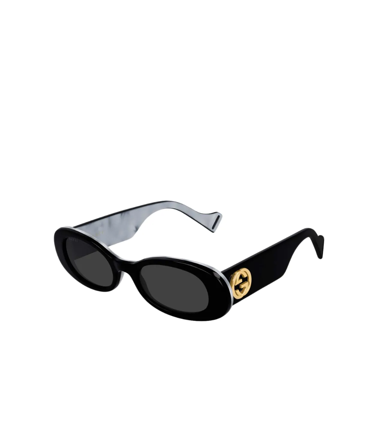 Gucci Slim Frame Sunglasses in Black New