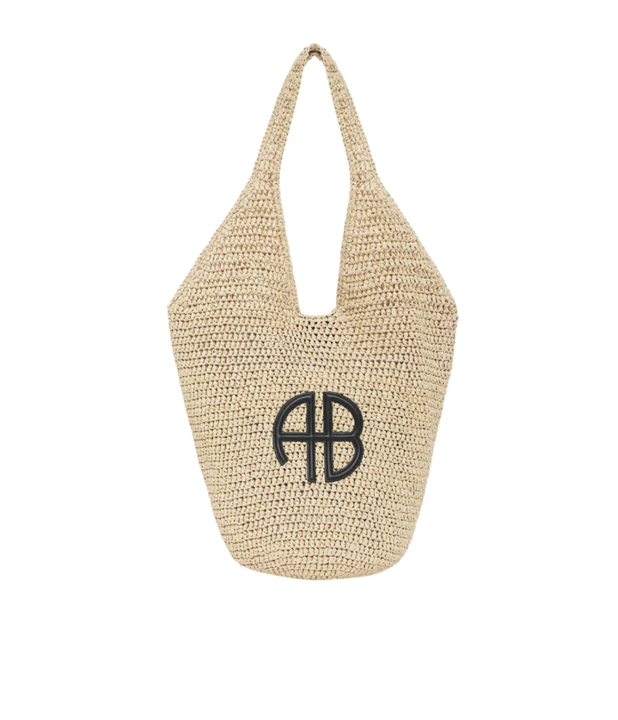 Anine Bing Small Lea Hobo Bag in Natural Outlet