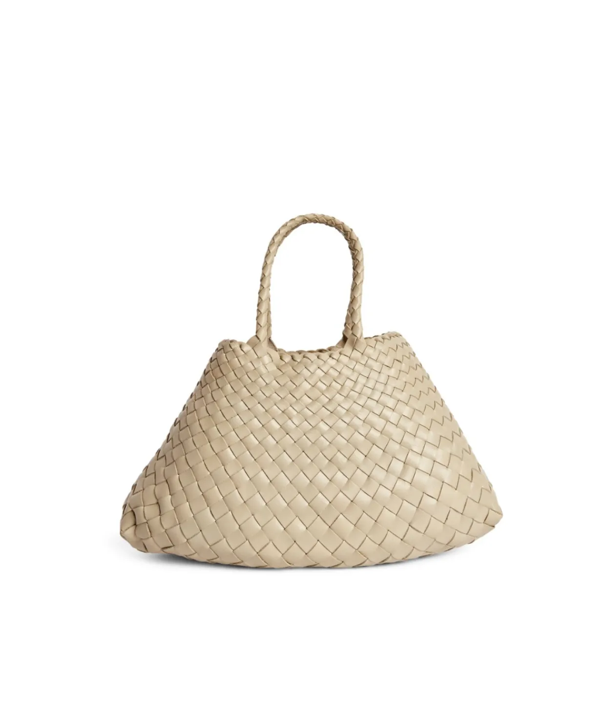 Dragon Diffusion Small Santa Croce Leather Bag in Pearl Hot