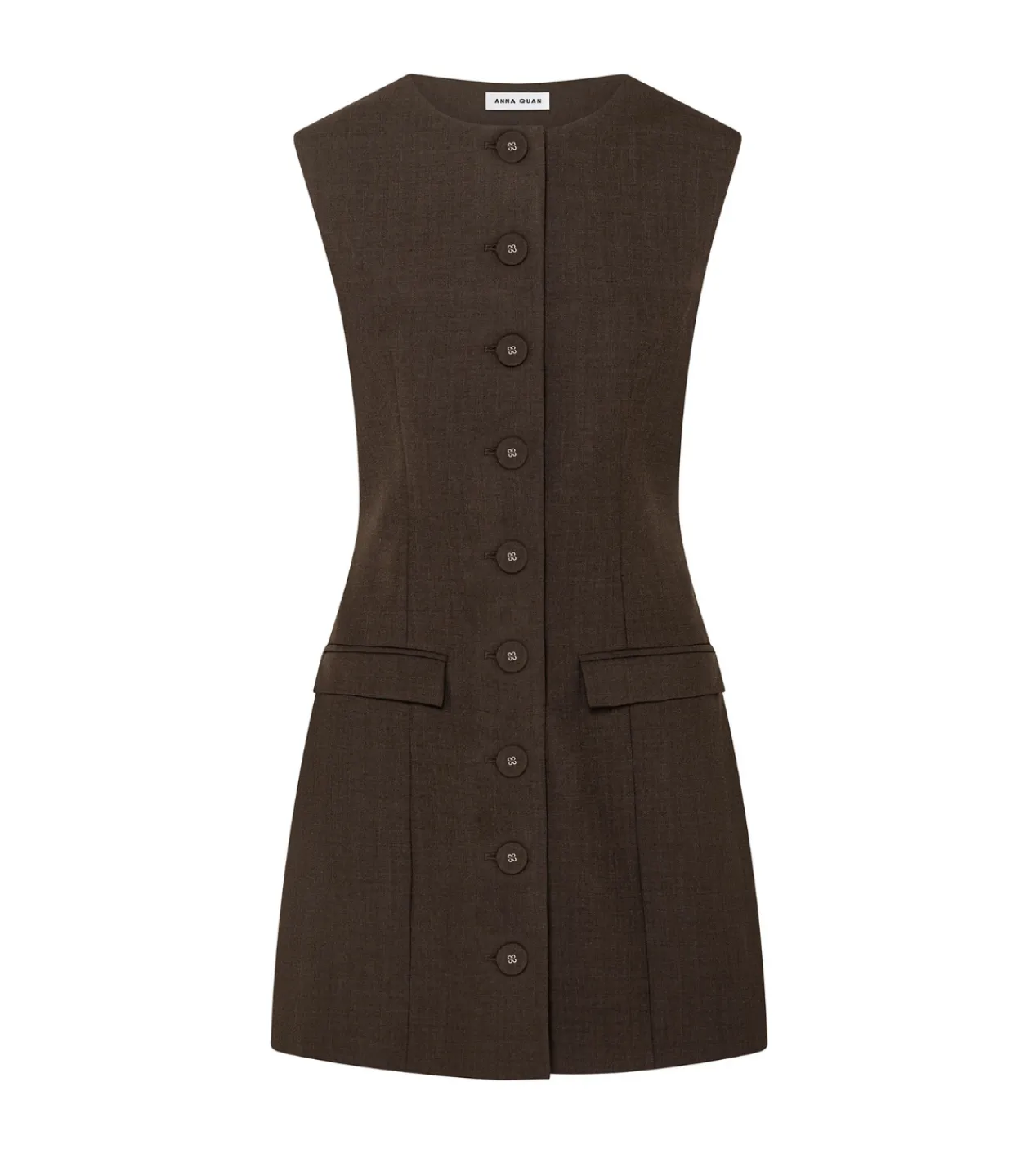 Anna Quan Sofia Dress in Chocolate Shop