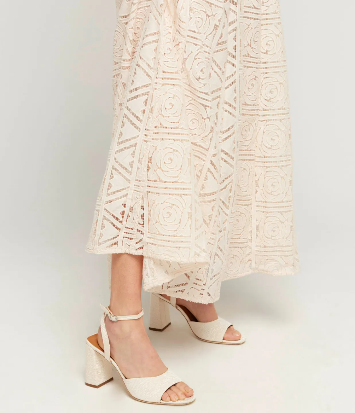 Staud Solange Heel in Cream Cheap