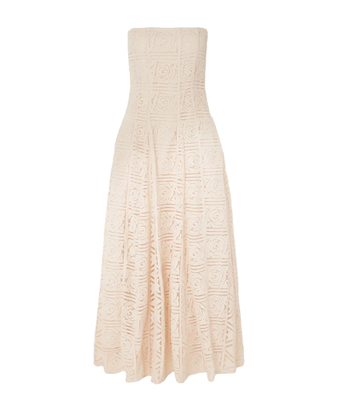 Cult Gaia Solia Strapless Dress in Gardenia Clearance