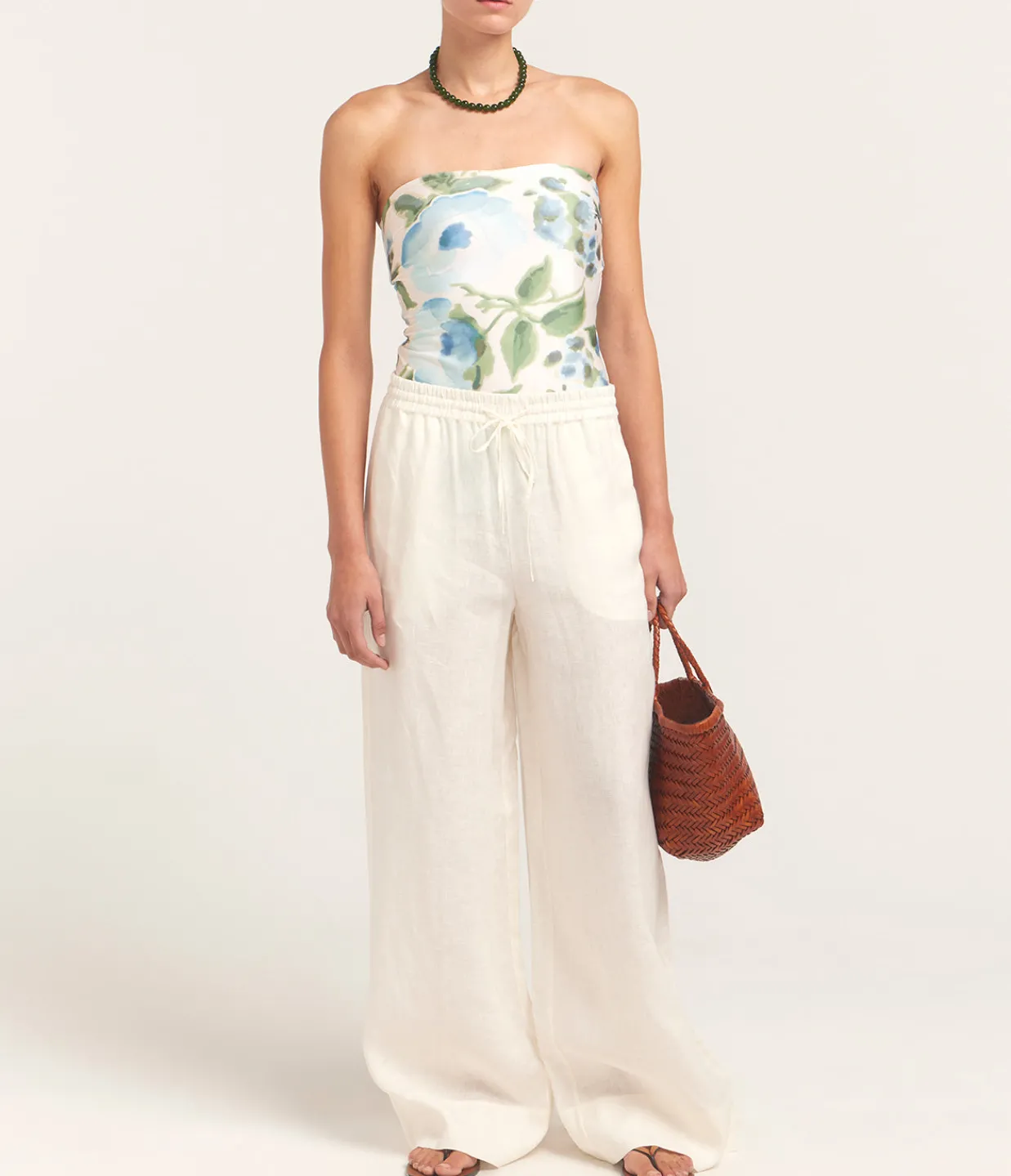 Peony Summertime Pant in Crème New