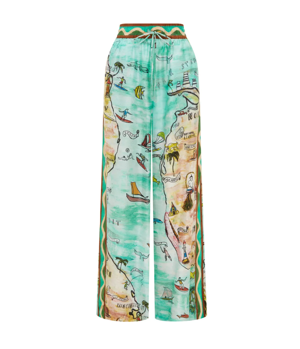 Alemais Swell Pant in Multi Clearance