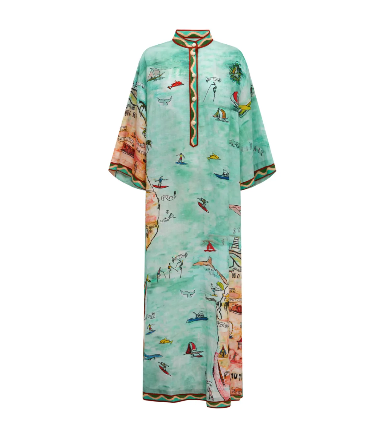 Alemais Swell Shirtdress in Multi Shop