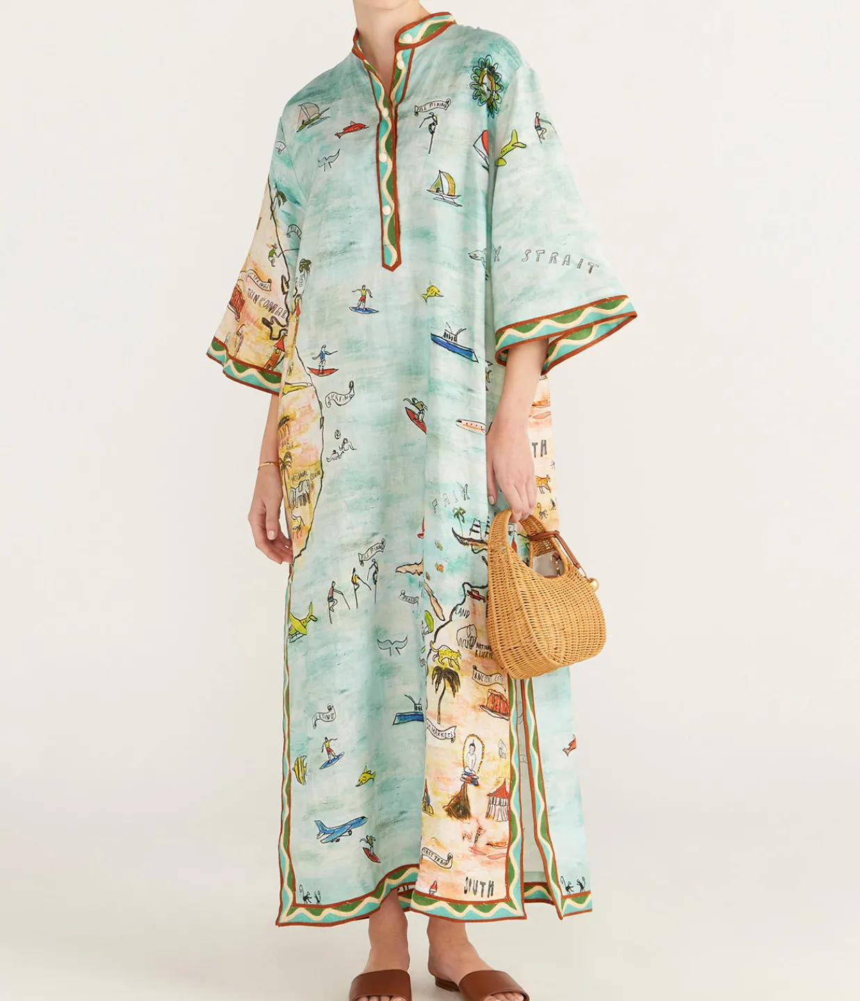 Alemais Swell Shirtdress in Multi Shop