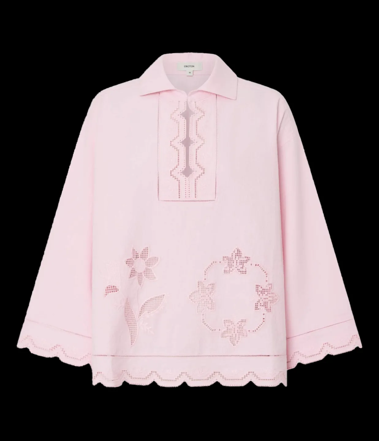 Oroton Table Cloth Lace Top in Ballet Pink Best