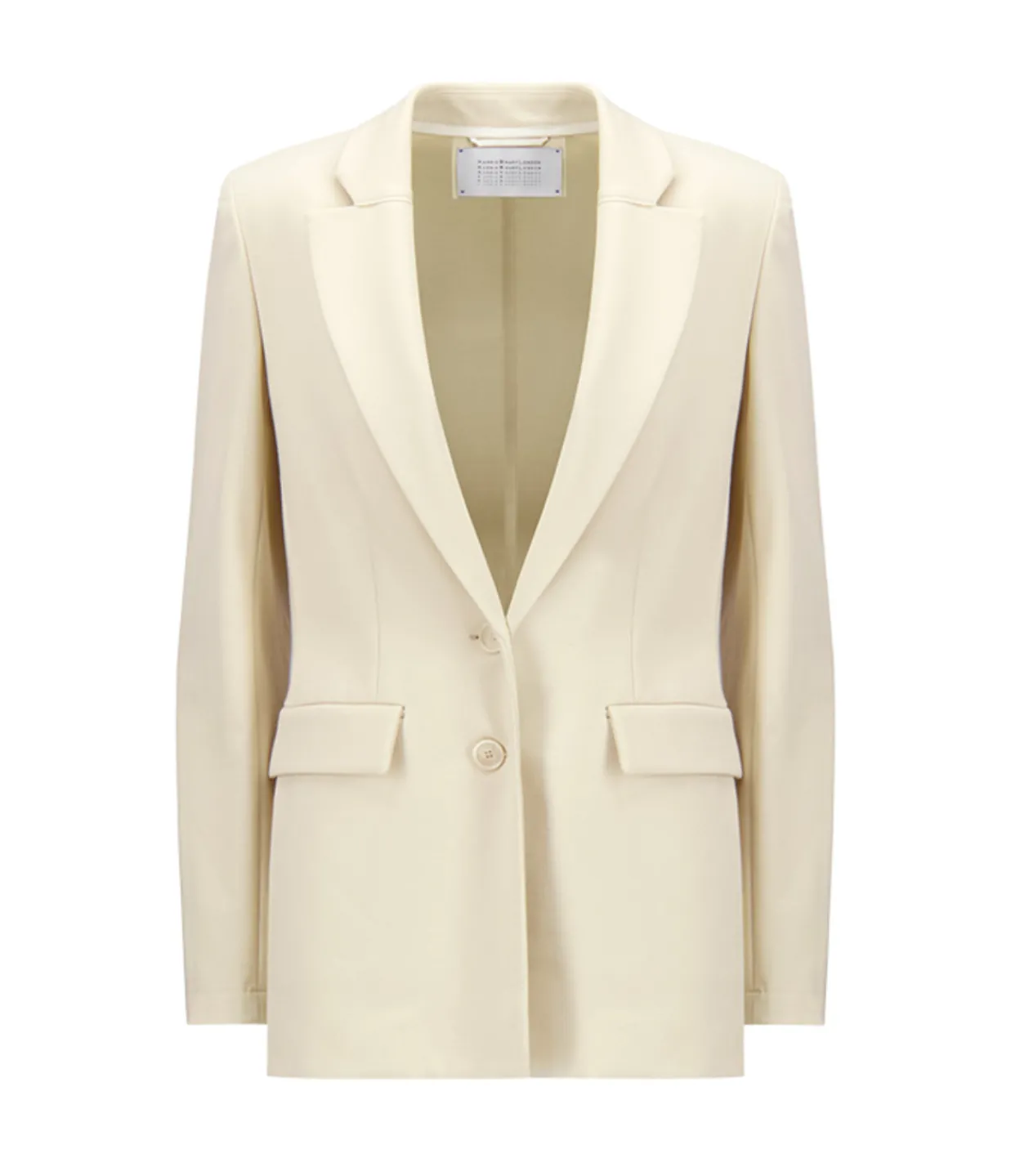 Harris Wharf London Tailored Techno Viscose Blazer in Ivory Sale