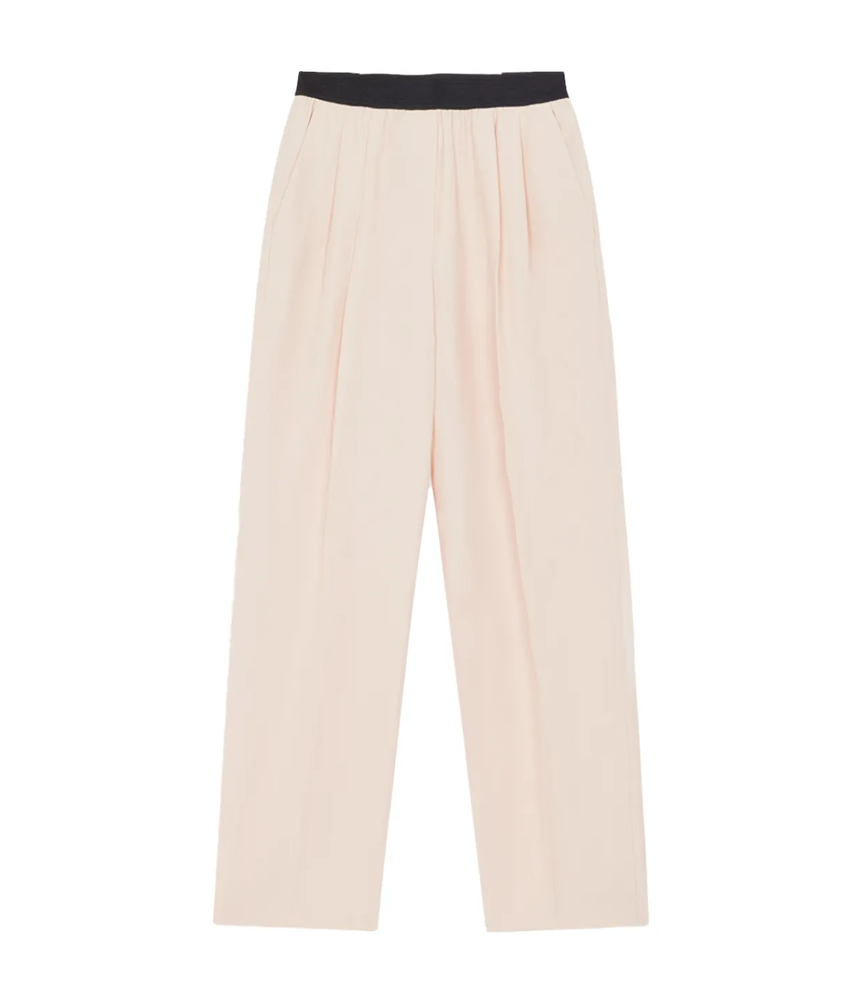Loulou Studio Takaroa Elastic Pants in Cream Rose New