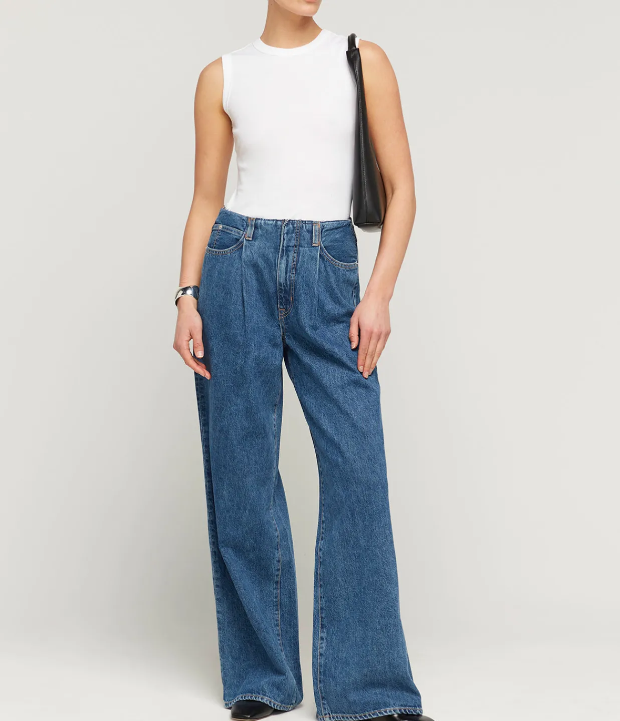 SLVRLAKE Taylor Low Rise Wide Leg in Sweet Memory Best