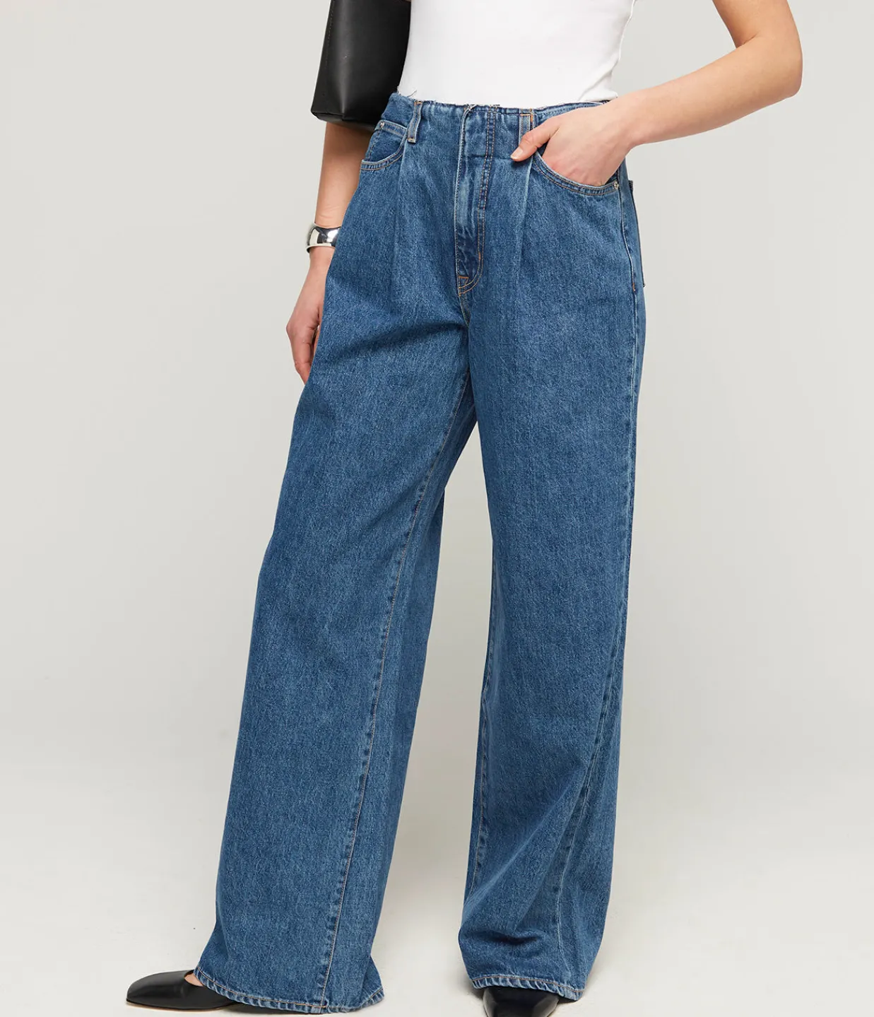 SLVRLAKE Taylor Low Rise Wide Leg in Sweet Memory Best