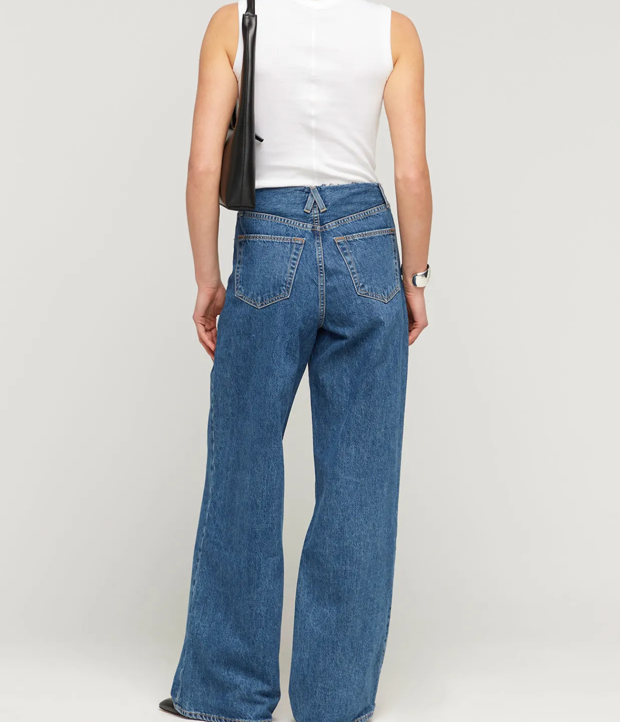 SLVRLAKE Taylor Low Rise Wide Leg in Sweet Memory Best