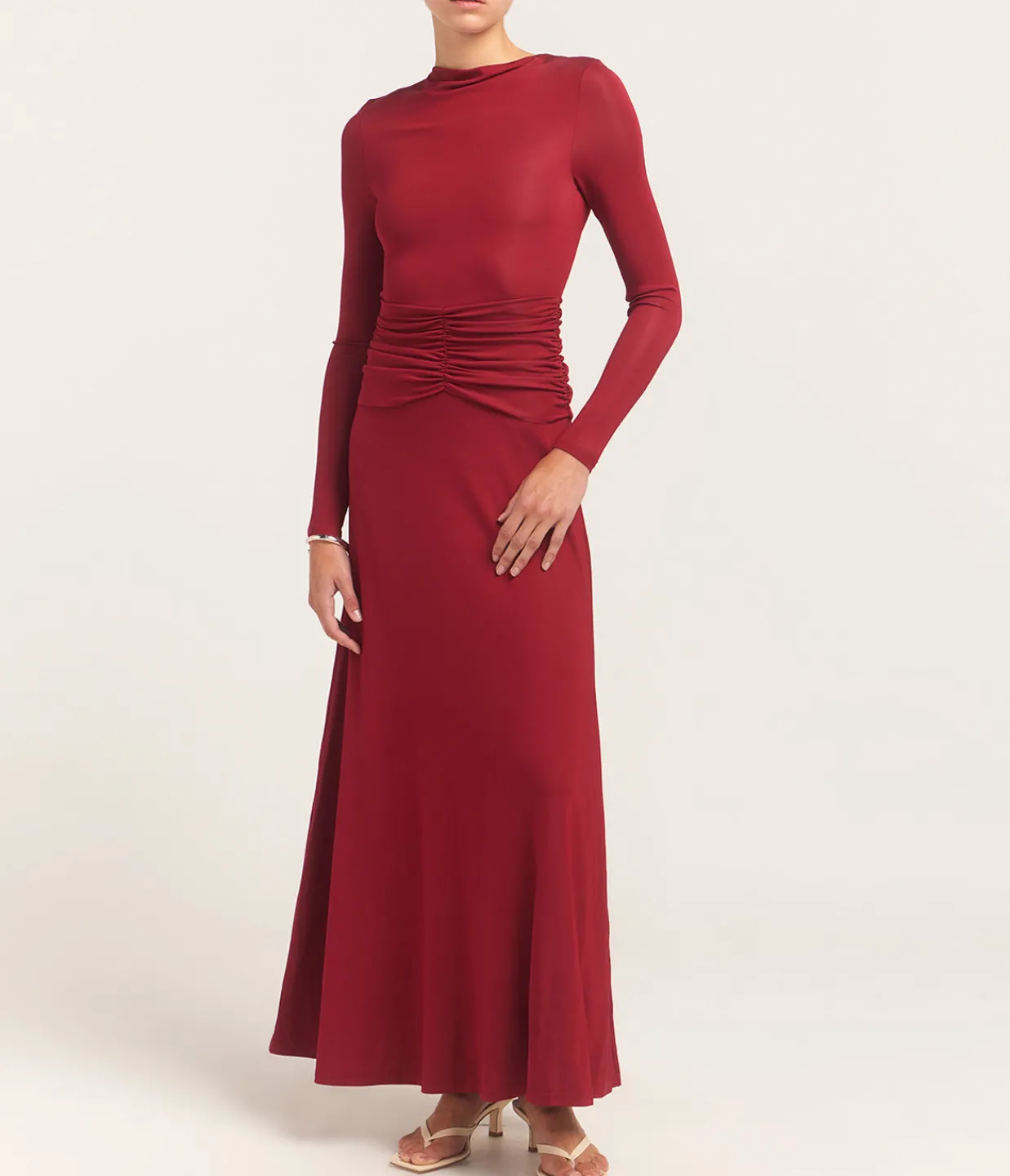 Solid and Striped The Fran Dress in Cabernet Fashion