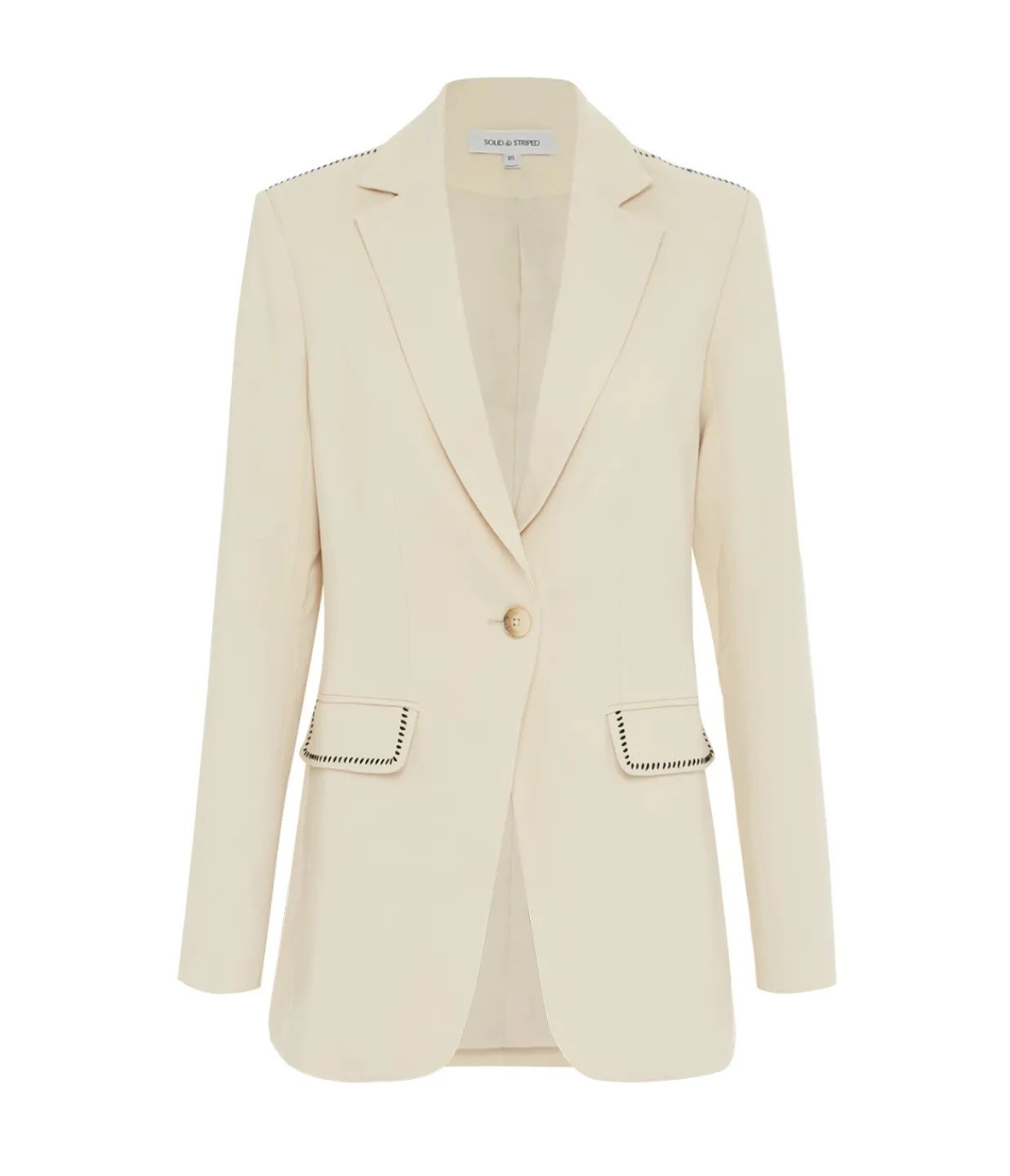 Solid and Striped The Harlow Blazer in Clay Discount