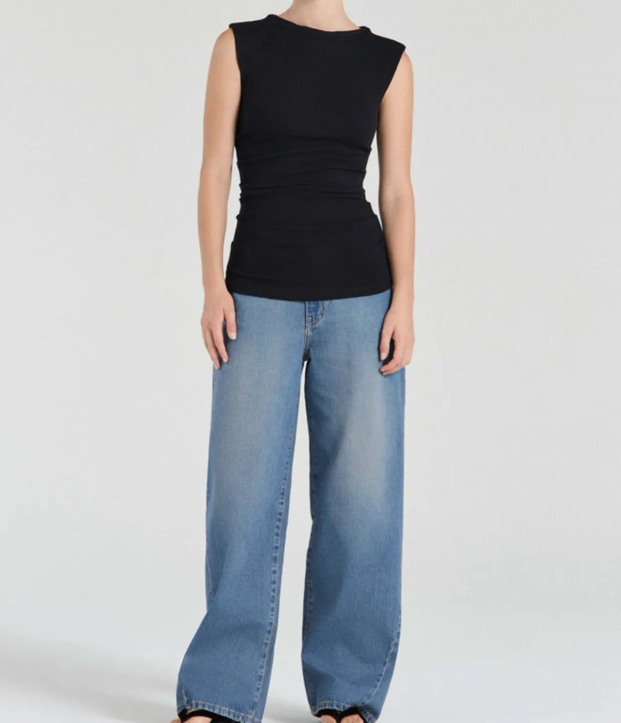 Friends with Frank The Harlow Top in Black Shop
