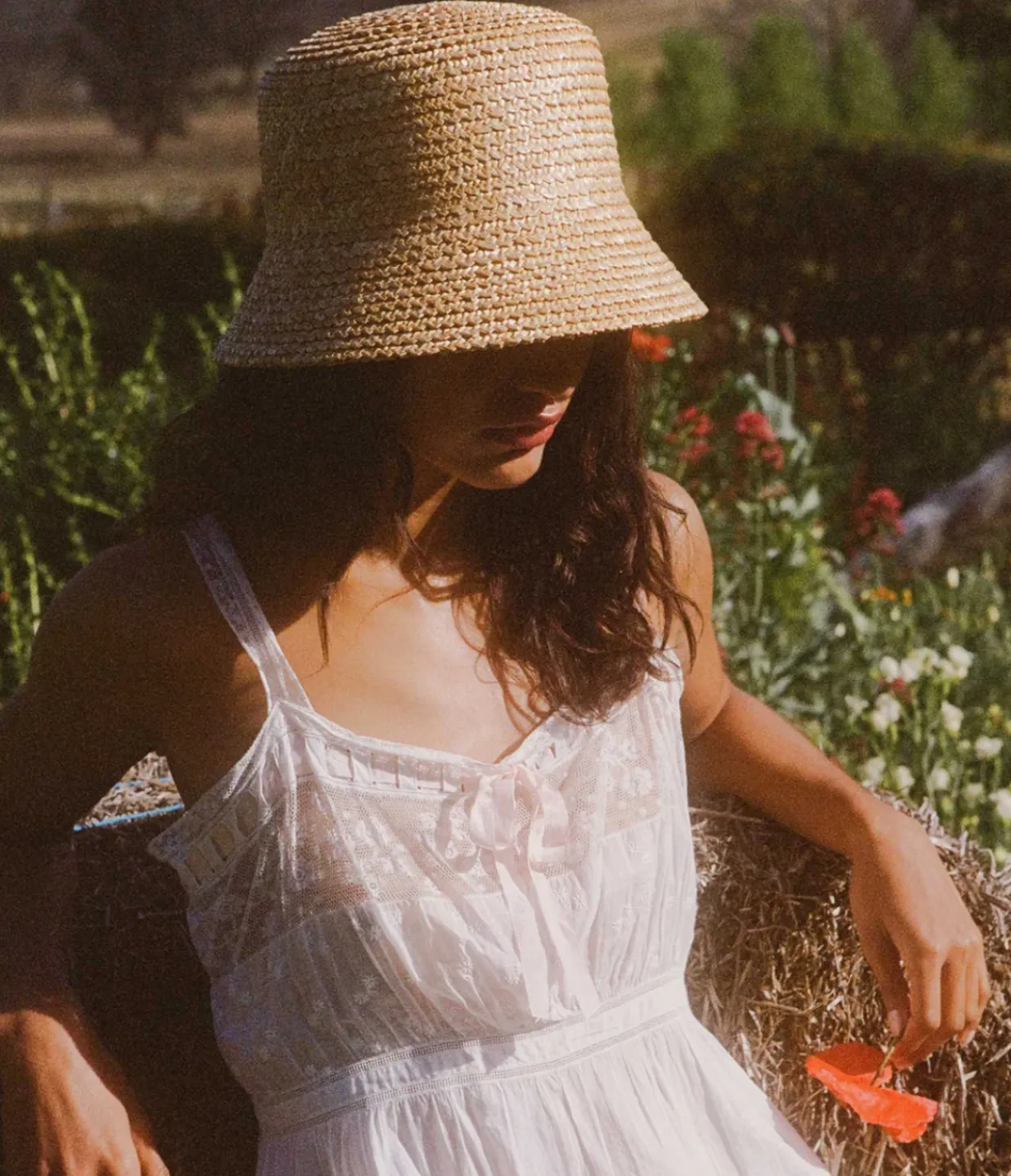 Lack of Color The Inca Criss Cross Bucket Hat in Natural Sale