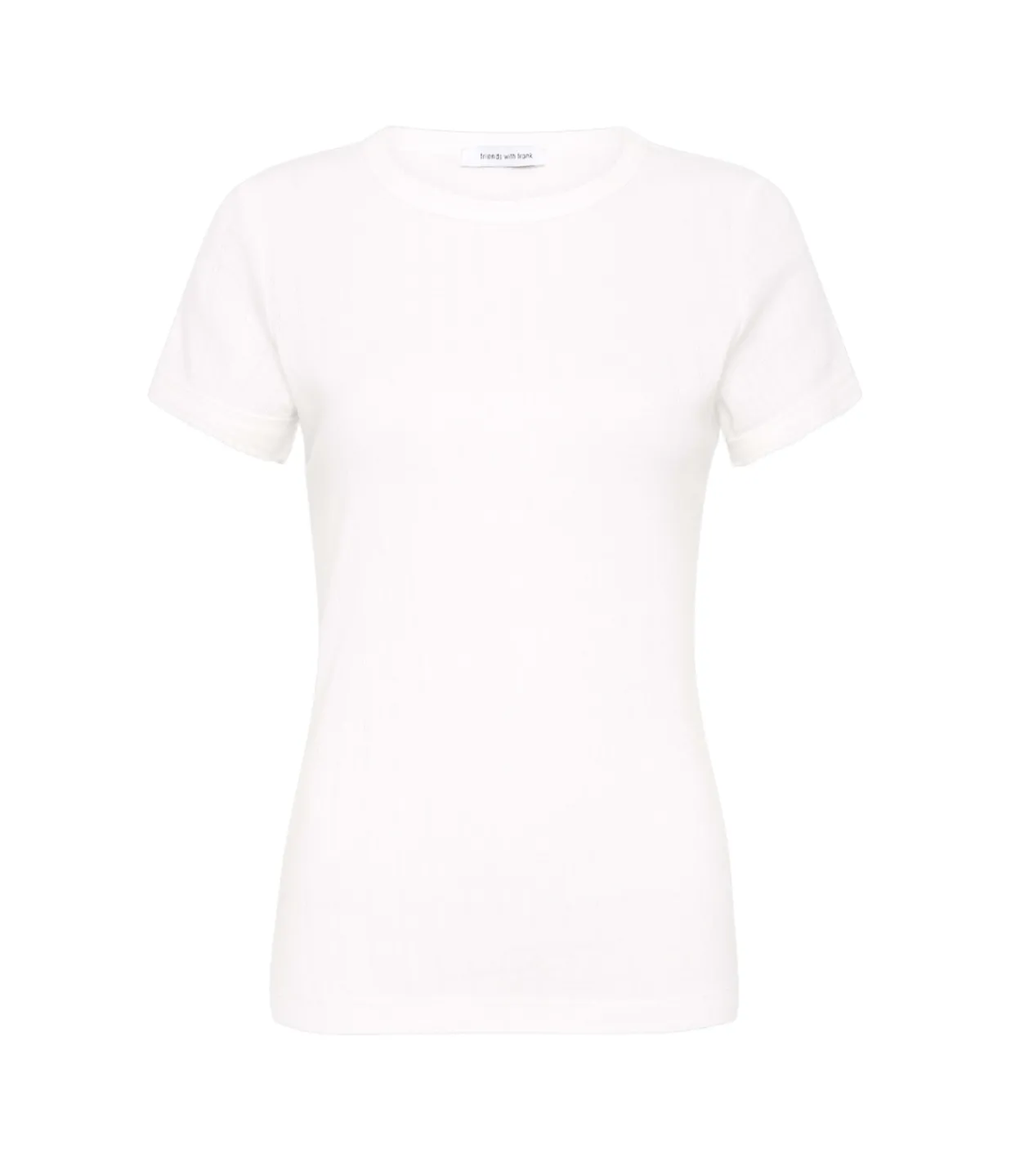 Friends with Frank The Pointelle Tee in White Sale