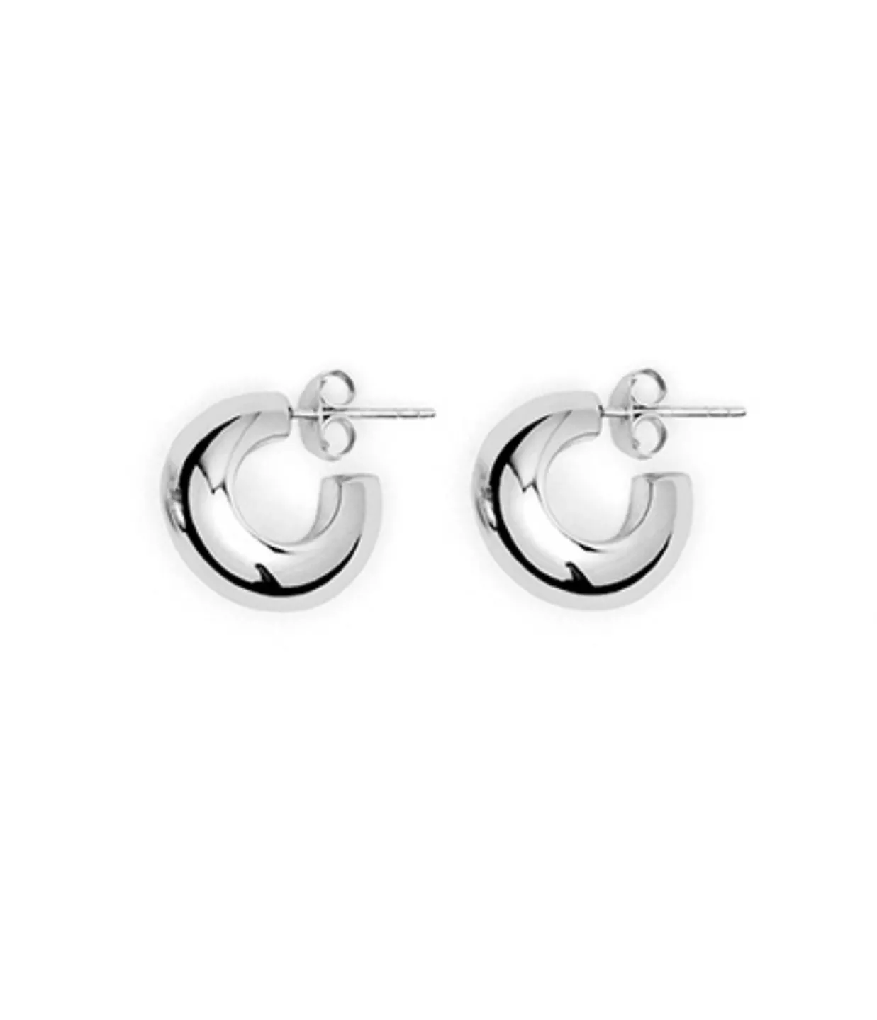 Lie Studio The Simone Earrings in Silver New