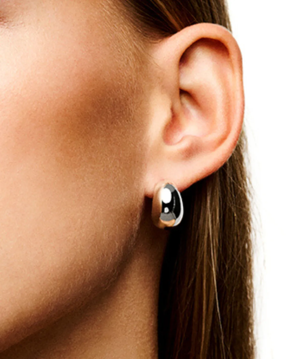 Lie Studio The Simone Earrings in Silver New