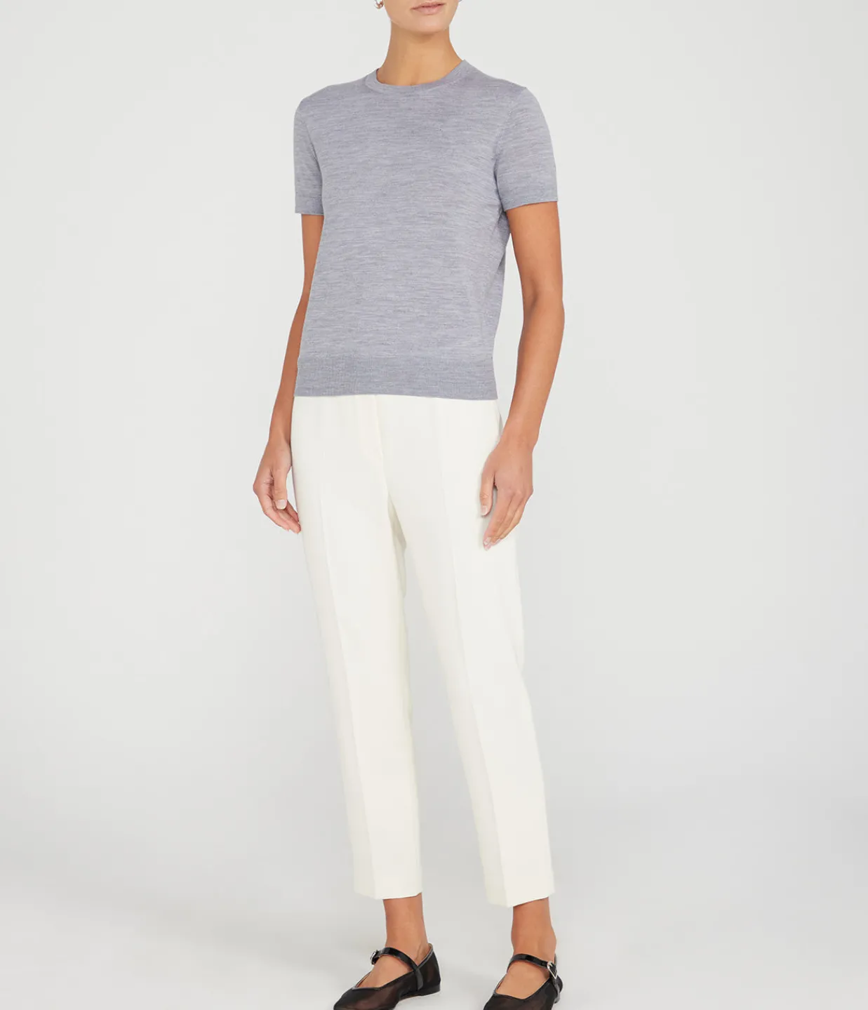 Theory Treeca Pull on Pant in Rice Flash Sale