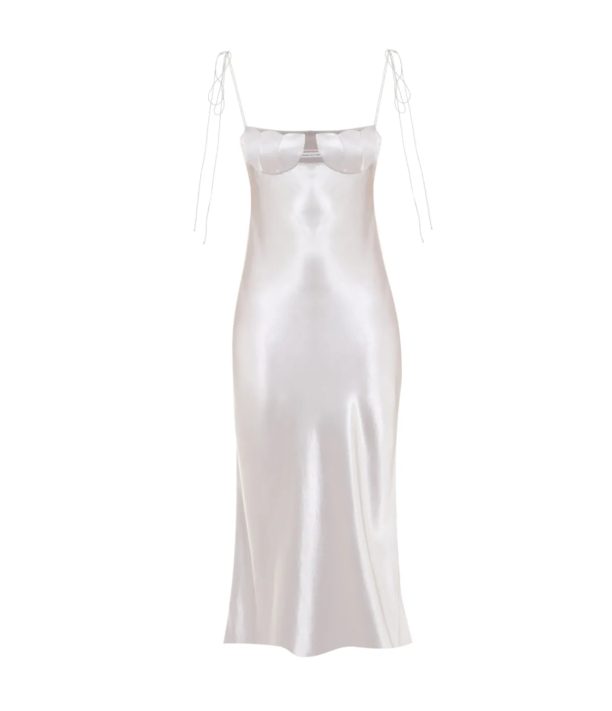 Anna October Tulip Maxi Dress in Silver Cheap